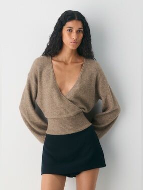 Aritzia Wilfred SoftSpoke™ Dear Wrap Sweater